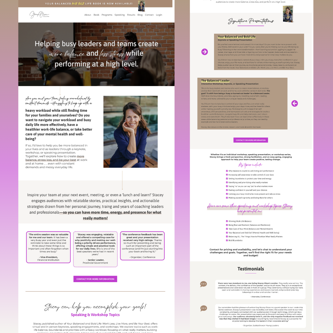 Example of Highly Optimized Funnels And Websites