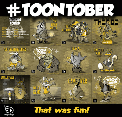 #Toontober 24 - good time cartoon illustration chipdavid creativity unleashed dogwings drawing illustration toontober