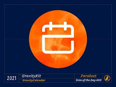 Icon of the Day #59 branding calendar design gravity icon icons illustration logo planet vector