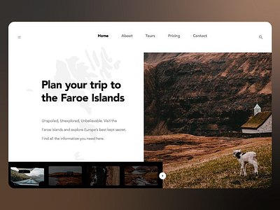 Travel Landing Page adventure booking clean design flight homepage landing page layout lifestyle shape tourism trip ui uidesign user experience userinterface ux vacation web design website