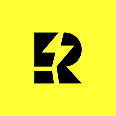 E+R+CHARGE - EUPHORIC RAVERS LOGO app branding charge design er graphic design illustration light logo ravers re typography ui ux vector yellow