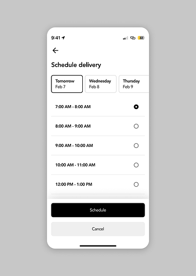 Scheduling dailyui