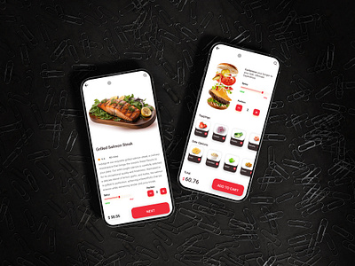 FOOD APP app design ui ux