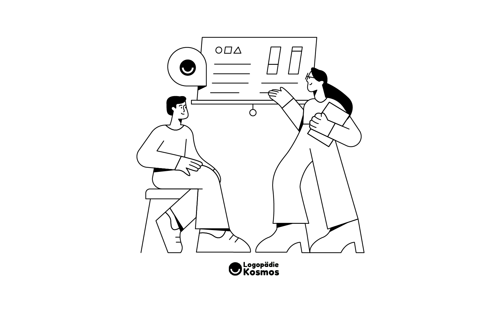 Logopadie Website Illustrations adobe illustrator flat design graphic design vector illustration