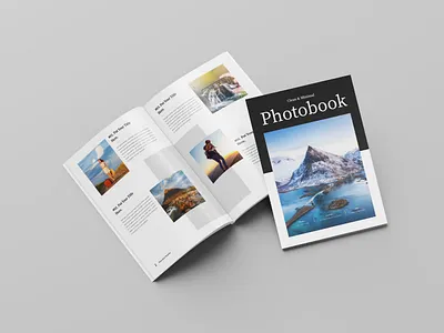 Photo Book Template a4 agency architecture book layout bookdeign branding brochure clean design graphic design magazine modern new photo photobook photography portfolio print