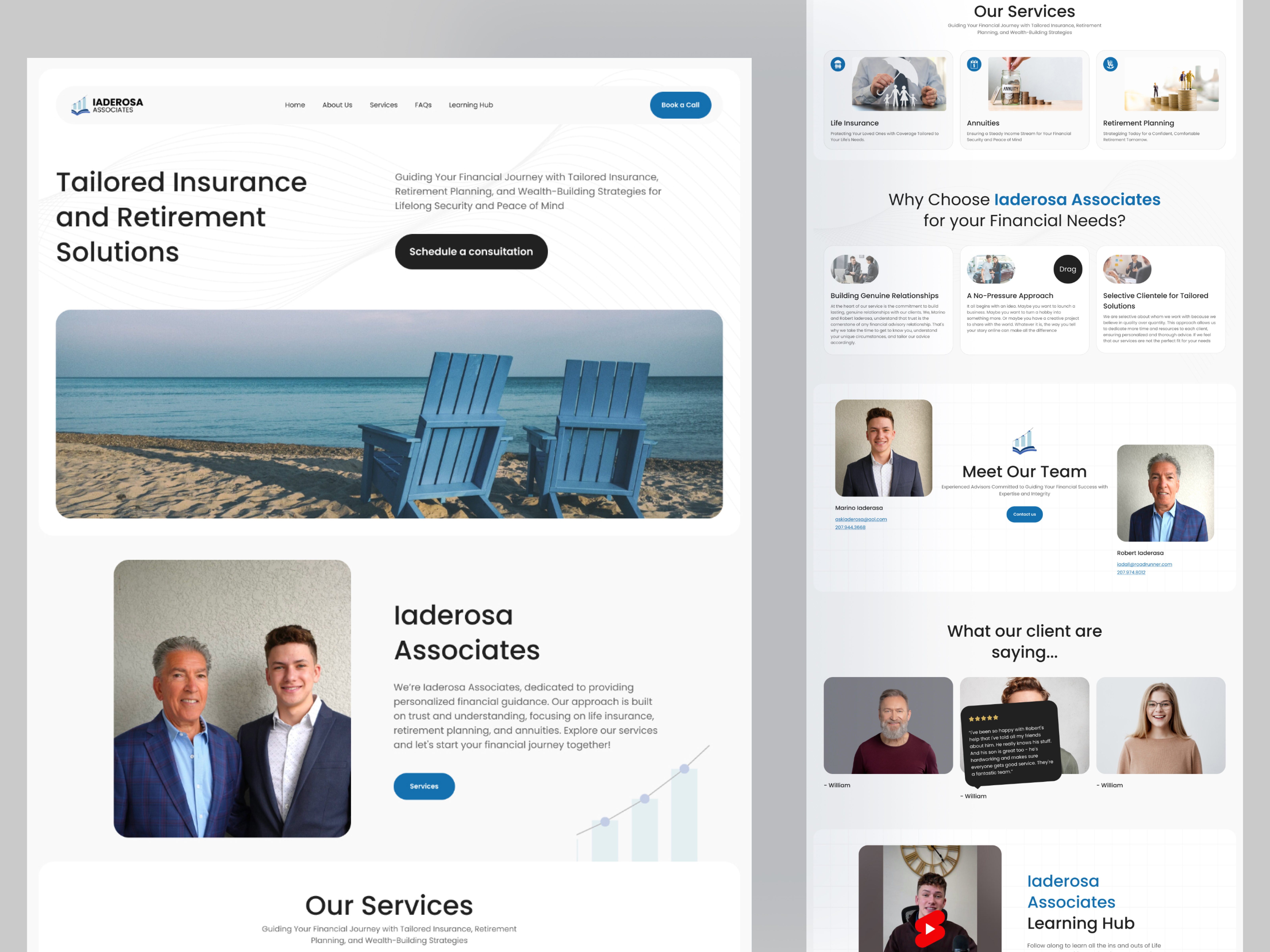 Example of Personal Portfolio Website 