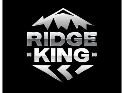 Ridge King Offroad Logo Design graphic design logo logo concept logo design logo idea logo presentation logos mountain logo offroad logo ridge king logo ridge logo