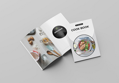 Cookbook & Recipe Book Template book branding brochure brochure layout company profile cook cook book cooking magazine graphic design layout magazine modern portfolio project proposal proposal recipe book ricipe simple