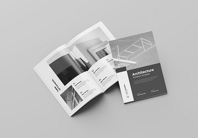 Architecture Portfolio Layout Template a4 agency architecture architecture brochure architecture layout branding brochure brochure layout business clean company profile design graphic design interior minimal minimalist modern simple new project portfolio