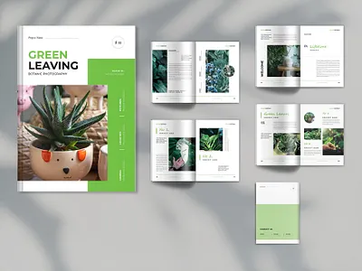 The Botanic Multipurpose Creative Portfolio Template a4 agency agriculture botanic botanic portfolio botanical branding brochure business design graphic design green magazine minimal portfolio new portfolio