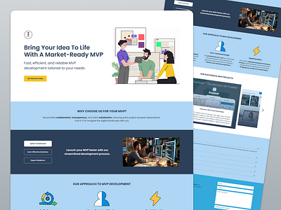 Landing Page - Z IT ai design figma icons illustration landing page midjourney responsive ui ux web