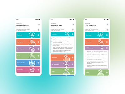 HealthHub Reflections design figma healthtech ui