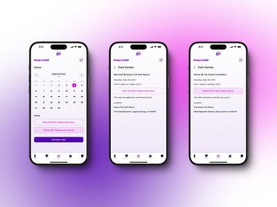 ModernHitch Dating App application dating design figma ios ui