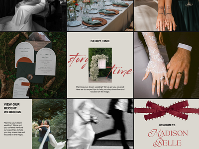 Madison Belle - Luxury Wedding Planner branding design digital design illustration logo ui ux web webdesign website