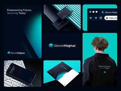 SecureMagnus Brand Identity aibrain artificialinteligence brainlogo branding brandingstrategy brandingstudio cybersecurity designgrafico digitalsecurity futaristic graphic design identity logodesign logoinspiration logotype minimal shield shieldlogo technology