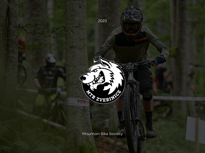 MTB Zverinice | Brand Identity Design brand identity branding clean logo design graphic design illustrative logo logo logo redesign mascot logo mountain bike wolf logo