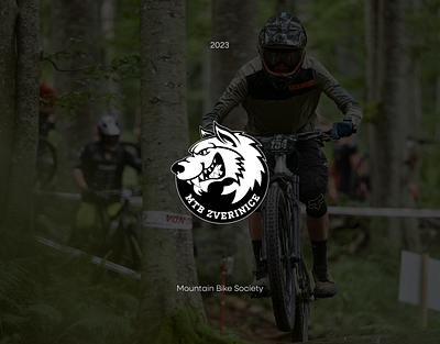 MTB Zverinice | Brand Identity Design brand identity branding clean logo design graphic design illustrative logo logo logo redesign mascot logo mountain bike wolf logo