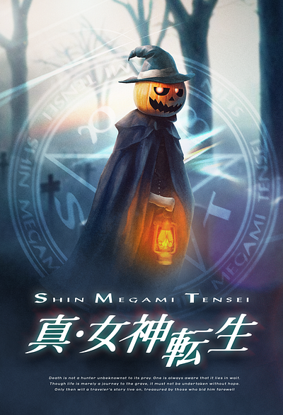 Shin Megami Tensei - Jack O' Lantern art concept concept art digital art illustration jack o lantern painting smt