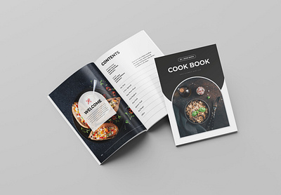 Cook Book & Recipe Book Template agency brochure brochure template clean cook book cooking design editorial graphic design layout lookbook magazine new portfolio print recipe recipe book template