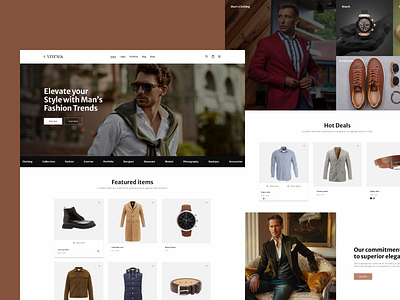 Discover Your Signature Style with 'CatWalk'. branding cloth fashion graphic design man shopping ui