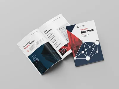 Company Brochure Template a4 agency annual report branding brochure brochure layout brochure template business company profile corporate corporate profile design graphic design print profile project proposal proposal sheet template