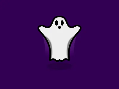 Happy Halloween! art boo cold colors dark ghost halloween happy illustration purple scary shapes spooky