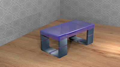 Cloud table 3d graphic design house interior tables