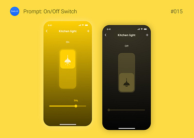 Daily UI #015: On/Off Switch daily ui mobile onoff ui