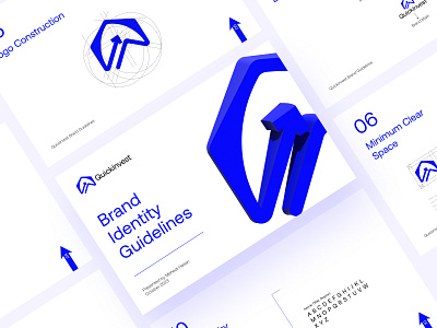 Quickiinvest Brand Guideline | Template Design app icon bank logo best logo 2024 brand guideline template design brand identity branding financial logo investing logo logo 2024 modern logo pay logo quickinvest logo template wallet logo