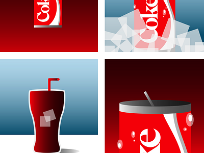 Coke Grid branding coca cola coke illustration storyboard