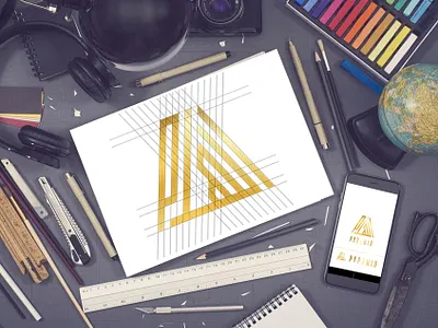 تصميم شعار الهرم 2019 logo