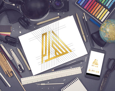 تصميم شعار الهرم 2019 logo