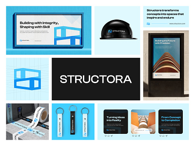 Structora | Real Estate Logo, Branding & Visual Identity architecture brand guidelines brand identity branding broker construction graphic design home logo house logo logo design property logo real estate real estate agency real estate agent real estate brand real estate brand identity real estate branding real estate logo visual identity web design