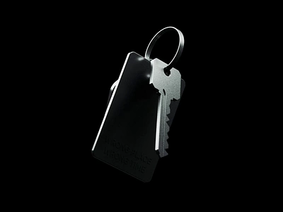 Keys to the Weekend 3d 3d animation blender blender3d hotel illustration isometric key keys