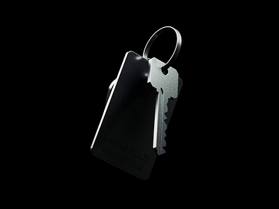 Keys to the Weekend 3d 3d animation blender blender3d hotel illustration isometric key keys