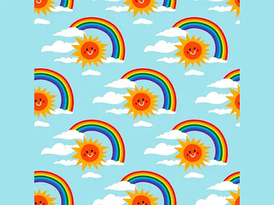 Kids Pattern kids pattern surface design textile