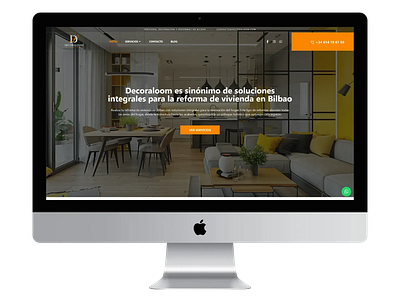 Corporate Web Design for Decoraloom elementor web