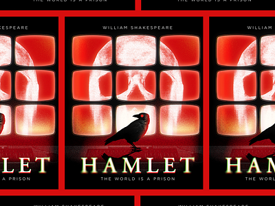 Hamlet Poster illustration key art poster tyepography