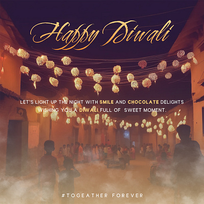 HAPPY DIWALI 2K24 graphic design