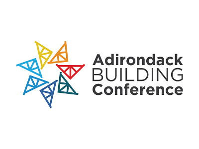 Adk Building Conference branding graphic design logo