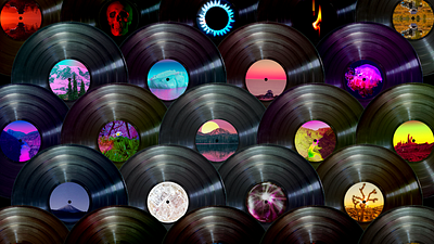 Music Mixes Layout branding design dj illustration label design label designer music music design music designer music label photoshop record record design record designer record label surreal vector