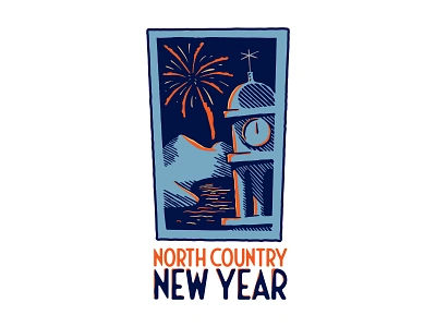 North Country New Year branding graphic design logo