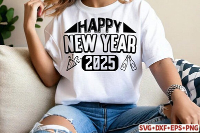 Happy New Year 2025 Svg 3d animation app branding design graphic design illustration logo motion graphics typography ui ux vector