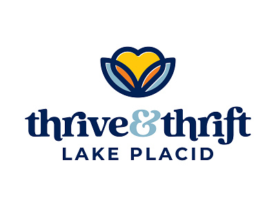 Thrive & Thrift branding graphic design logo