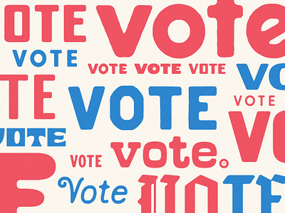 Vote fonts type typography vote