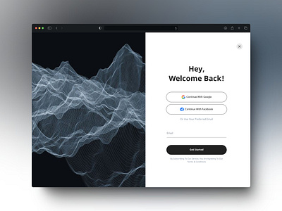 Login page ui