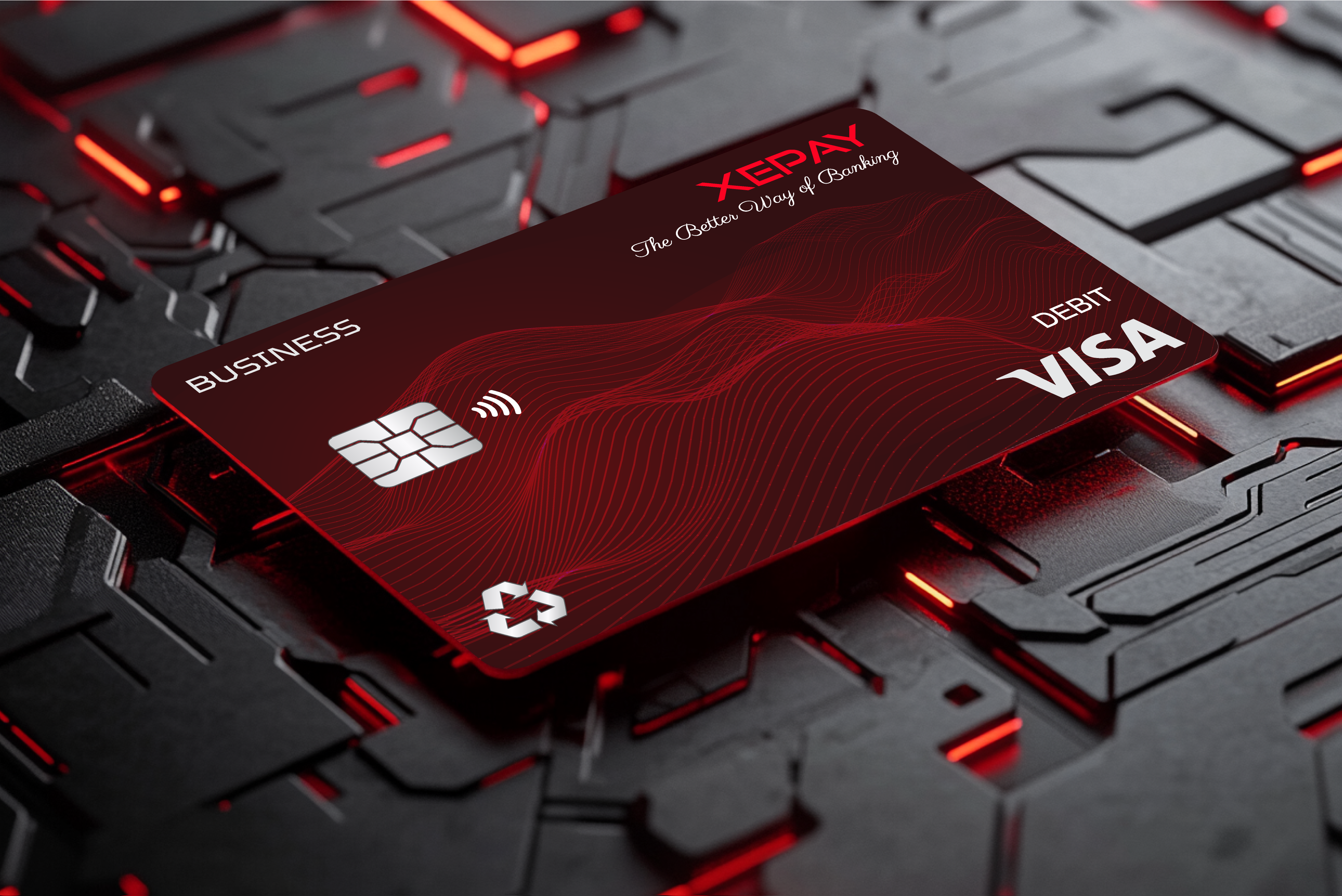 Example of Sleek Credit Card & Master Card Design