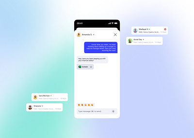 Chat Interface app design chat chat app messaging app mobile app ui ux