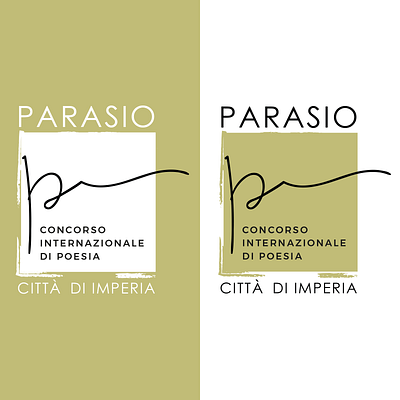 Concorso Internazionale di Poesia - Parasio - Città di Imperia branding de design graphic design logo