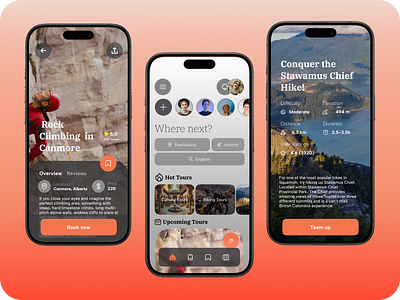 WanderWise | Adventure Booking App UI Design app appdesign creativityindesign designsystem designthinking digitalproduct interactiondesign interfacedesign mobile mobiledesign productdesign prototyping responsivedesign ui uidesign usability userexperience userinterface uxuidesign visualdesign